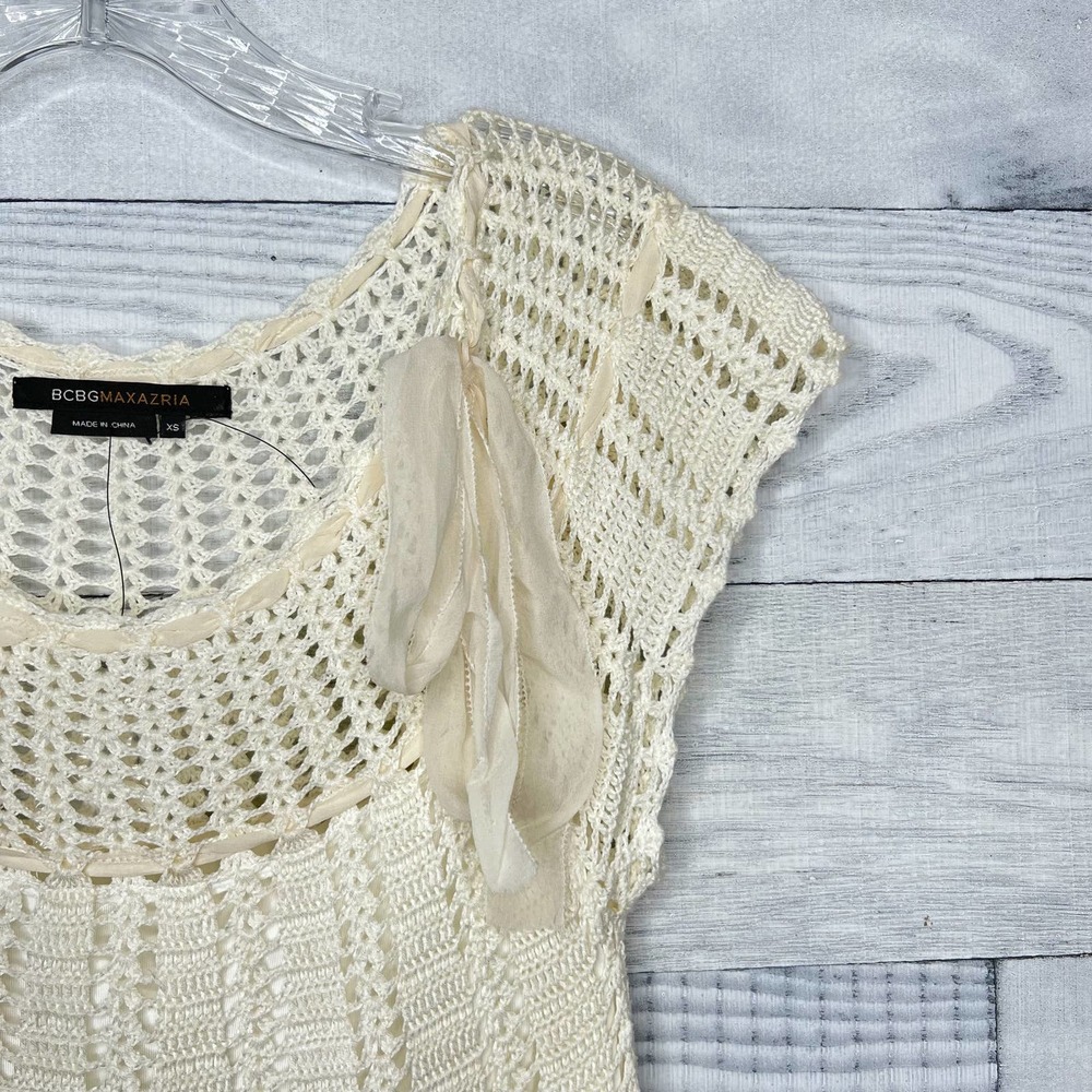 BCBGMaxAzria Crochet Knit Dress - Picture 5 of 6